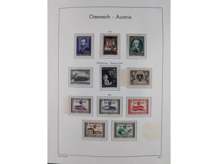 1918/69, meist postfrische Sammlung inkl. Portomarken mit einigen besseren und kpl. Ausgaben, ab ca. 1946 augenscheinlich pos