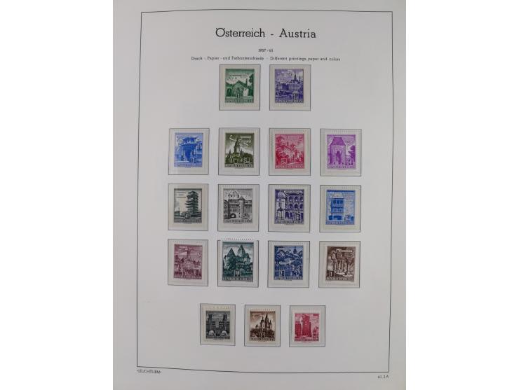 1918/69, meist postfrische Sammlung inkl. Portomarken mit einigen besseren und kpl. Ausgaben, ab ca. 1946 augenscheinlich pos