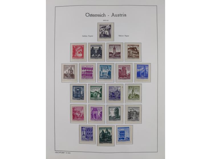 1918/69, meist postfrische Sammlung inkl. Portomarken mit einigen besseren und kpl. Ausgaben, ab ca. 1946 augenscheinlich pos