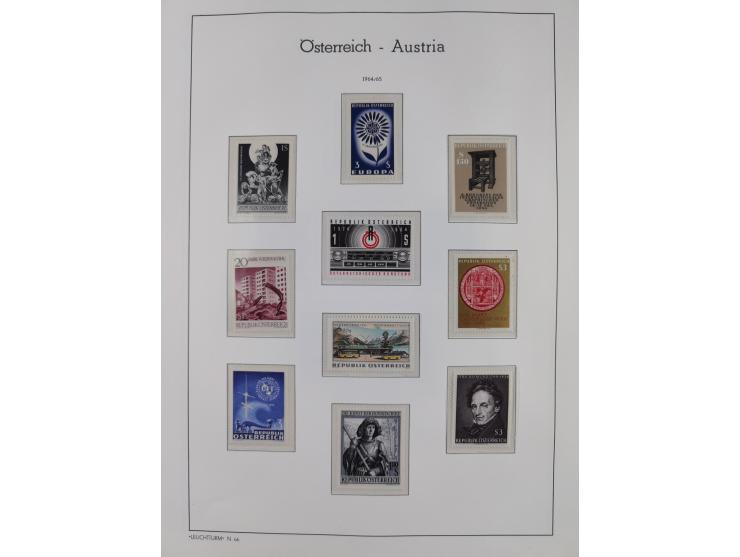 1918/69, meist postfrische Sammlung inkl. Portomarken mit einigen besseren und kpl. Ausgaben, ab ca. 1946 augenscheinlich pos