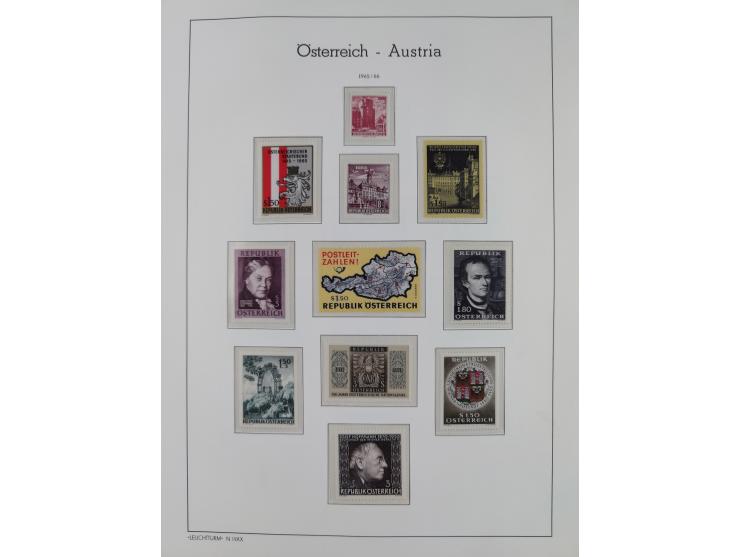 1918/69, meist postfrische Sammlung inkl. Portomarken mit einigen besseren und kpl. Ausgaben, ab ca. 1946 augenscheinlich pos