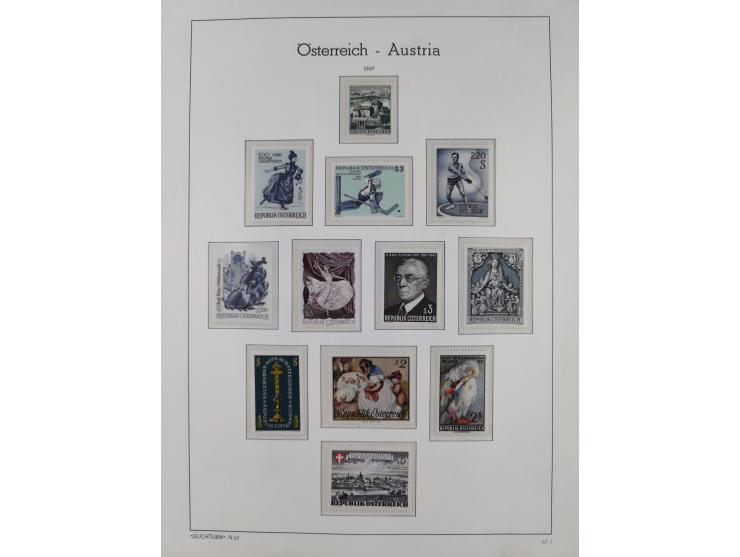 1918/69, meist postfrische Sammlung inkl. Portomarken mit einigen besseren und kpl. Ausgaben, ab ca. 1946 augenscheinlich pos