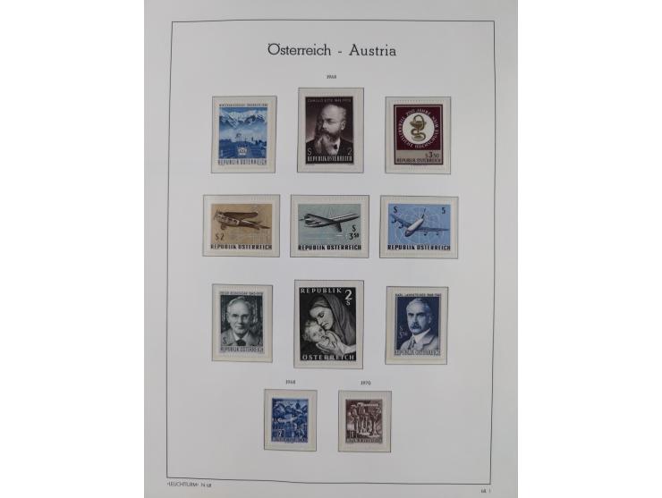 1918/69, meist postfrische Sammlung inkl. Portomarken mit einigen besseren und kpl. Ausgaben, ab ca. 1946 augenscheinlich pos