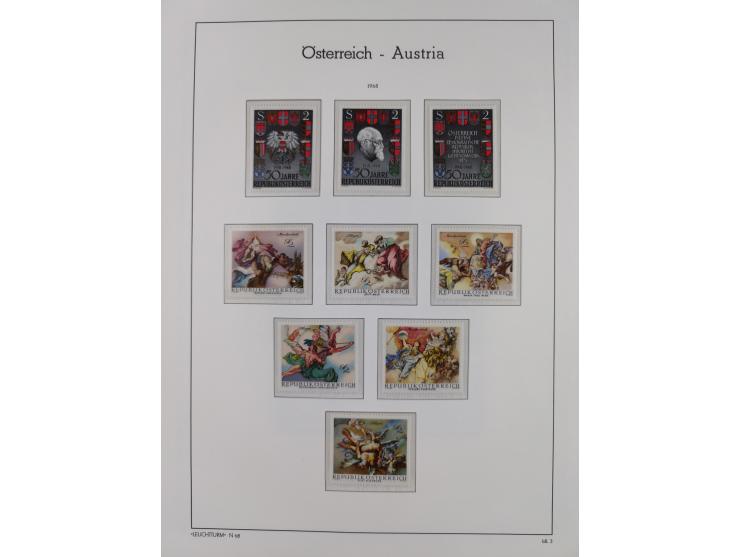 1918/69, meist postfrische Sammlung inkl. Portomarken mit einigen besseren und kpl. Ausgaben, ab ca. 1946 augenscheinlich pos