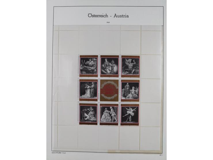 1918/69, meist postfrische Sammlung inkl. Portomarken mit einigen besseren und kpl. Ausgaben, ab ca. 1946 augenscheinlich pos