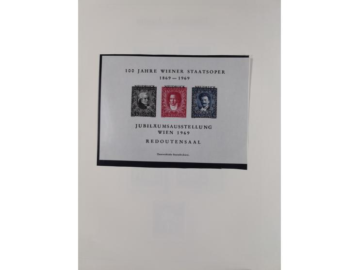 1918/69, meist postfrische Sammlung inkl. Portomarken mit einigen besseren und kpl. Ausgaben, ab ca. 1946 augenscheinlich pos