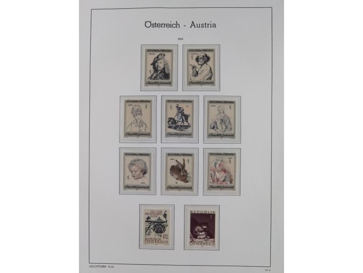 1918/69, meist postfrische Sammlung inkl. Portomarken mit einigen besseren und kpl. Ausgaben, ab ca. 1946 augenscheinlich pos