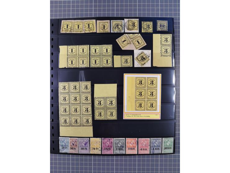 1849/70 (ca.), ungebrauchte und gestempelte reichhaltige Partie im Steckalbum, dabei viele bessere Werte, schöne Briefstücke 