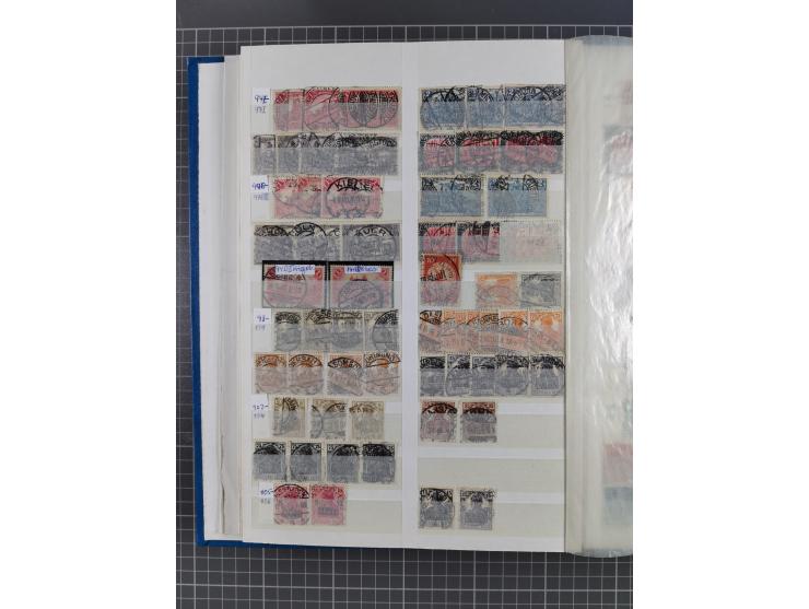 1872/1945, gestempelte Sammlung inkl. Dienstmarken und vieler Doubletten, Farben und Besonderheiten. Dabei netter Teil Brusts