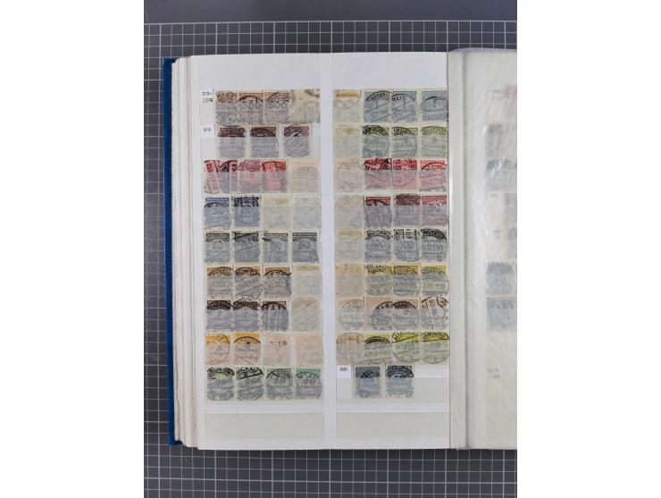 1872/1945, gestempelte Sammlung inkl. Dienstmarken und vieler Doubletten, Farben und Besonderheiten. Dabei netter Teil Brusts