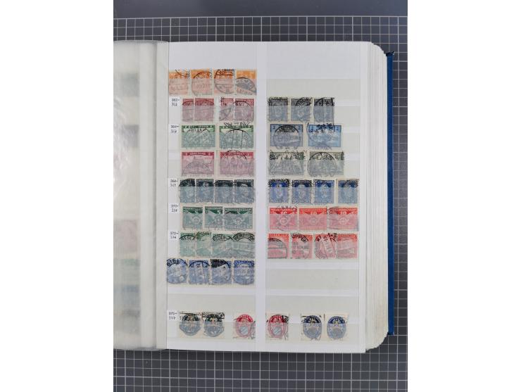 1872/1945, gestempelte Sammlung inkl. Dienstmarken und vieler Doubletten, Farben und Besonderheiten. Dabei netter Teil Brusts