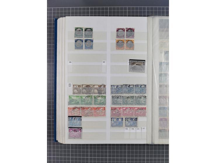 1872/1945, gestempelte Sammlung inkl. Dienstmarken und vieler Doubletten, Farben und Besonderheiten. Dabei netter Teil Brusts