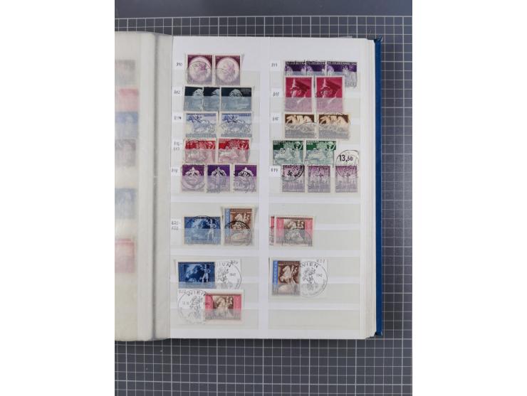 1872/1945, gestempelte Sammlung inkl. Dienstmarken und vieler Doubletten, Farben und Besonderheiten. Dabei netter Teil Brusts