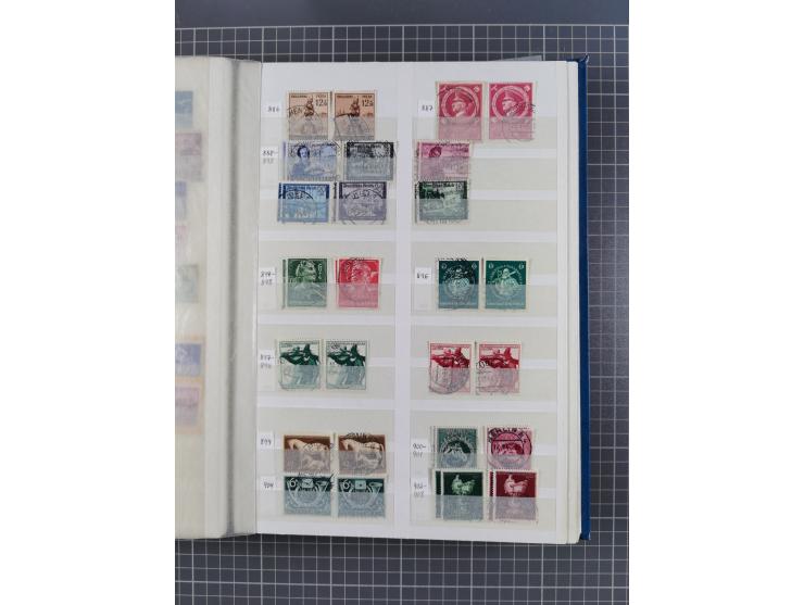 1872/1945, gestempelte Sammlung inkl. Dienstmarken und vieler Doubletten, Farben und Besonderheiten. Dabei netter Teil Brusts