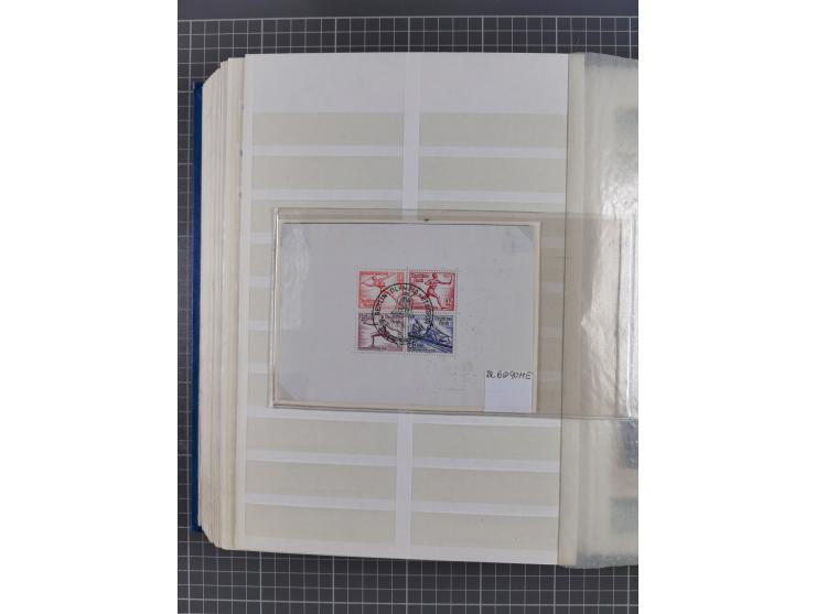 1872/1945, gestempelte Sammlung inkl. Dienstmarken und vieler Doubletten, Farben und Besonderheiten. Dabei netter Teil Brusts