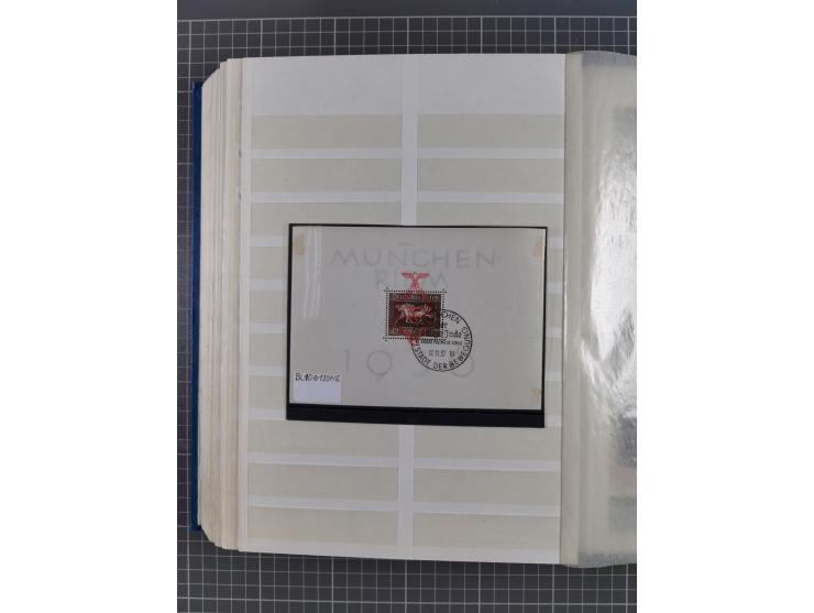 1872/1945, gestempelte Sammlung inkl. Dienstmarken und vieler Doubletten, Farben und Besonderheiten. Dabei netter Teil Brusts