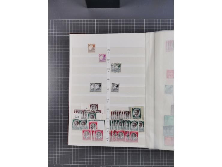 1933/45, Lagerbuch mit ungebrauchten/postfrischen und gestempelten Marken in Mengen bis ca. 10x pro Sorte/Erhaltung. Dabei ab