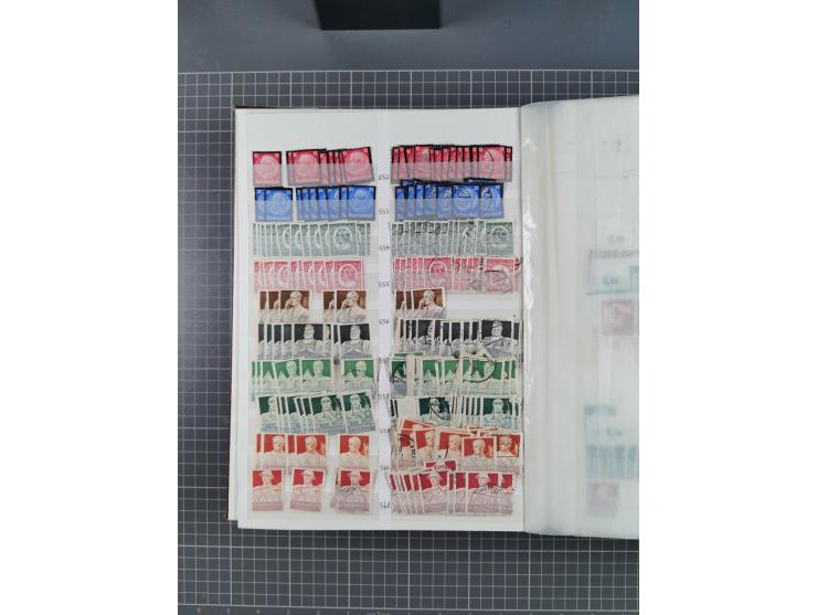 1933/45, Lagerbuch mit ungebrauchten/postfrischen und gestempelten Marken in Mengen bis ca. 10x pro Sorte/Erhaltung. Dabei ab