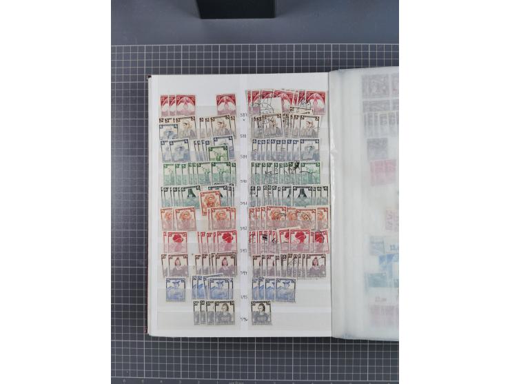 1933/45, Lagerbuch mit ungebrauchten/postfrischen und gestempelten Marken in Mengen bis ca. 10x pro Sorte/Erhaltung. Dabei ab