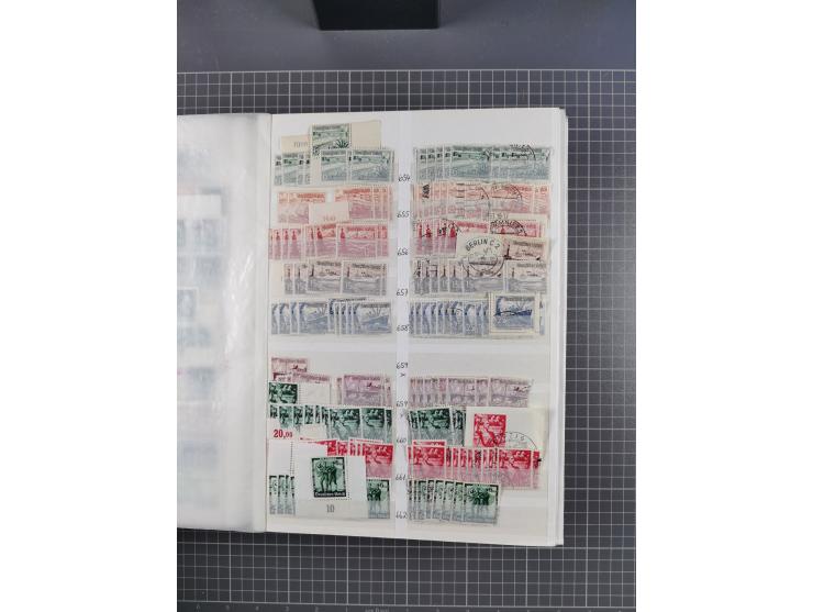 1933/45, Lagerbuch mit ungebrauchten/postfrischen und gestempelten Marken in Mengen bis ca. 10x pro Sorte/Erhaltung. Dabei ab
