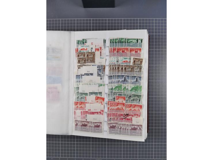 1933/45, Lagerbuch mit ungebrauchten/postfrischen und gestempelten Marken in Mengen bis ca. 10x pro Sorte/Erhaltung. Dabei ab