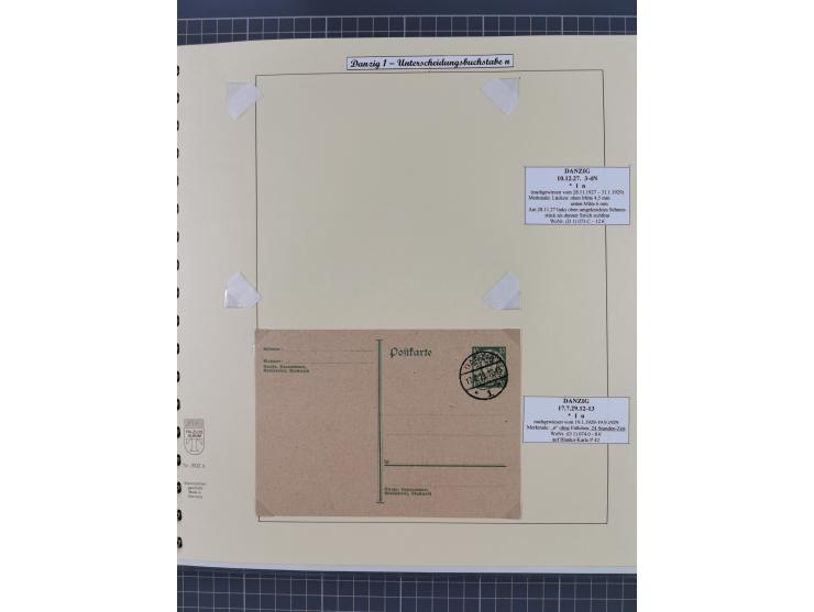 1880/1945, Postamt DANZIG: Interessante Sammlung mit über 200 Briefen, Karten und Einlieferungsscheinen etc., dabei auch etwa