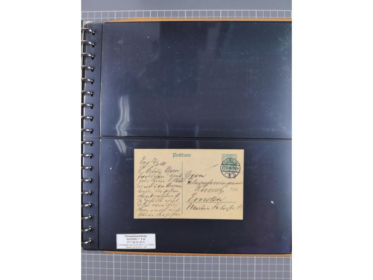 1880/1945, Postamt DANZIG: Interessante Sammlung mit über 200 Briefen, Karten und Einlieferungsscheinen etc., dabei auch etwa