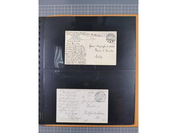 1880/1945, Postamt DANZIG: Interessante Sammlung mit über 200 Briefen, Karten und Einlieferungsscheinen etc., dabei auch etwa