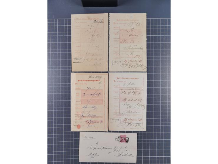 1880/1944(ca.), interessante Partie mit über 700 Briefen und Karten, dabei Vorphila, Brustschilde und Pfennig/Pfennige, außer