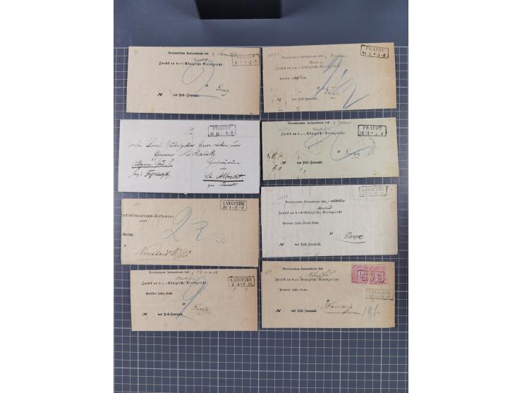 1880/1944(ca.), interessante Partie mit über 700 Briefen und Karten, dabei Vorphila, Brustschilde und Pfennig/Pfennige, außer