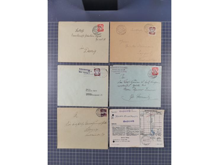 1880/1944(ca.), interessante Partie mit über 700 Briefen und Karten, dabei Vorphila, Brustschilde und Pfennig/Pfennige, außer