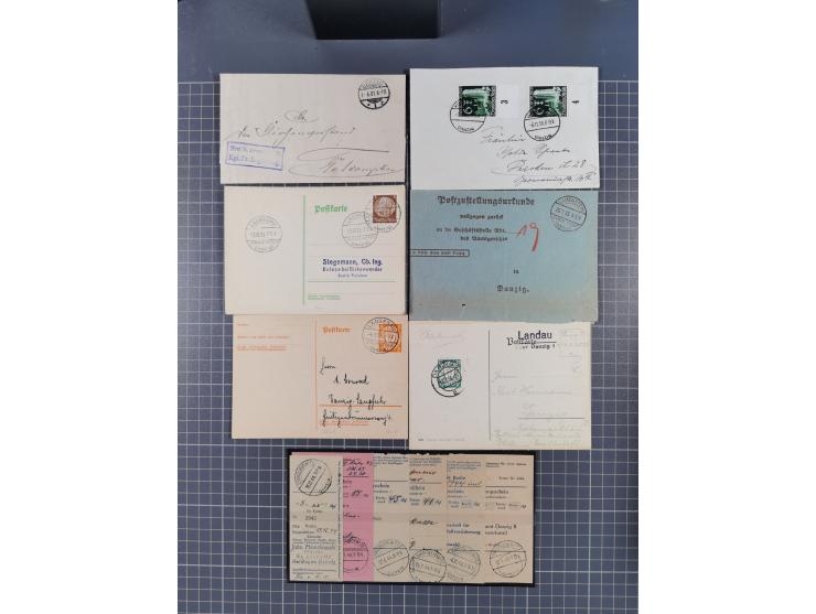 1880/1944(ca.), interessante Partie mit über 700 Briefen und Karten, dabei Vorphila, Brustschilde und Pfennig/Pfennige, außer