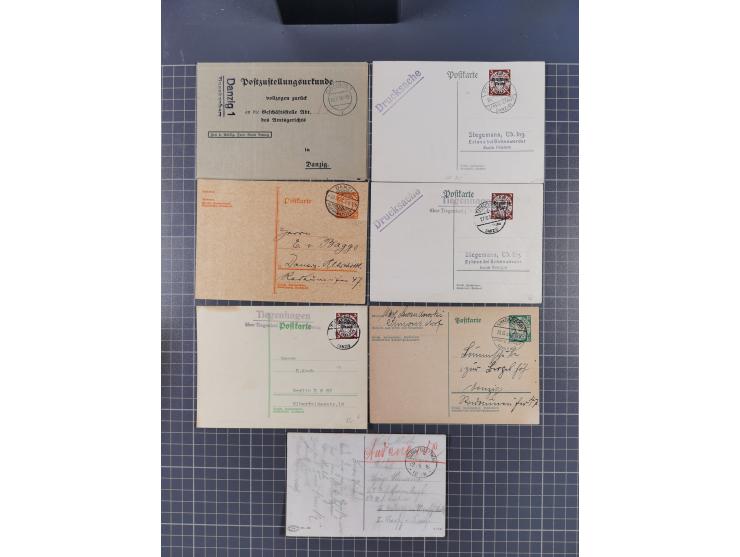 1880/1944(ca.), interessante Partie mit über 700 Briefen und Karten, dabei Vorphila, Brustschilde und Pfennig/Pfennige, außer