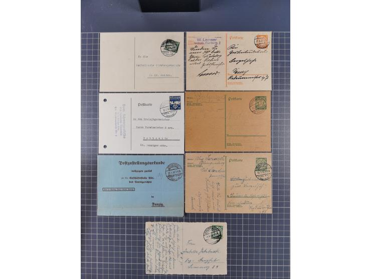 1880/1944(ca.), interessante Partie mit über 700 Briefen und Karten, dabei Vorphila, Brustschilde und Pfennig/Pfennige, außer