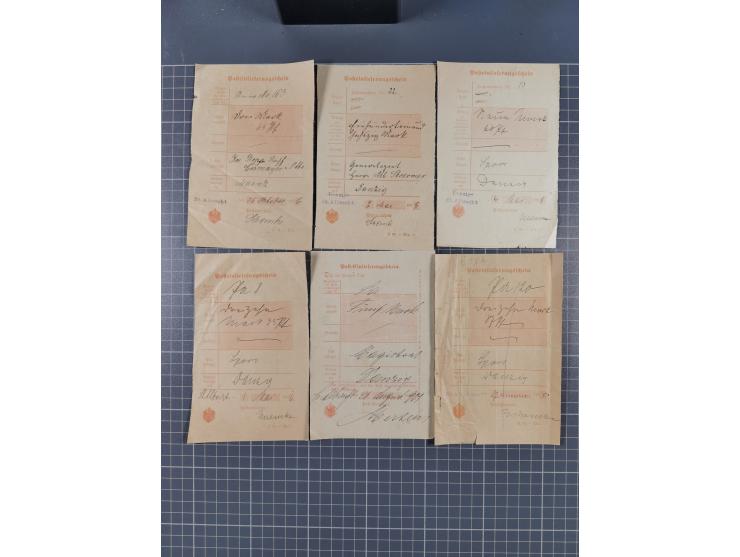 1880/1944(ca.), interessante Partie mit über 700 Briefen und Karten, dabei Vorphila, Brustschilde und Pfennig/Pfennige, außer