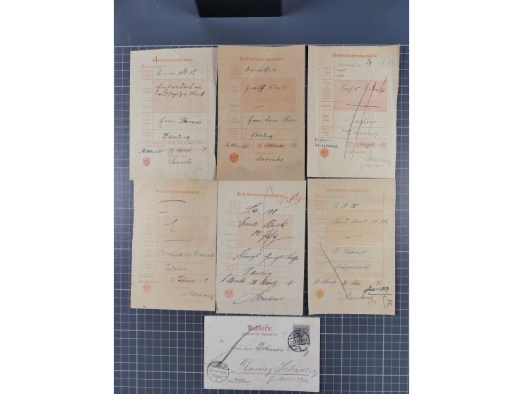 1880/1944(ca.), interessante Partie mit über 700 Briefen und Karten, dabei Vorphila, Brustschilde und Pfennig/Pfennige, außer