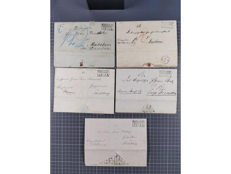 1880/1944(ca.), interessante Partie mit über 700 Briefen und Karten, dabei Vorphila, Brustschilde und Pfennig/Pfennige, außer