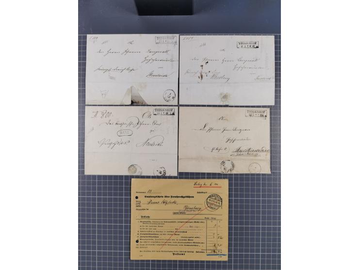1880/1944(ca.), interessante Partie mit über 700 Briefen und Karten, dabei Vorphila, Brustschilde und Pfennig/Pfennige, außer