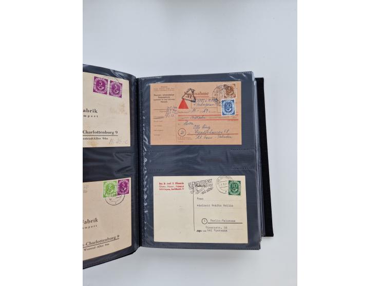 1949/80(ca.), über 1100 Briefe und Karten, dabei bessere frühe Frankaturen
