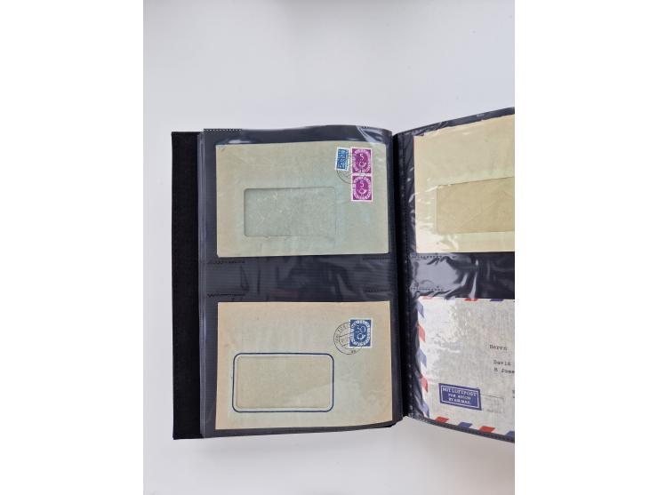 1949/80(ca.), über 1100 Briefe und Karten, dabei bessere frühe Frankaturen