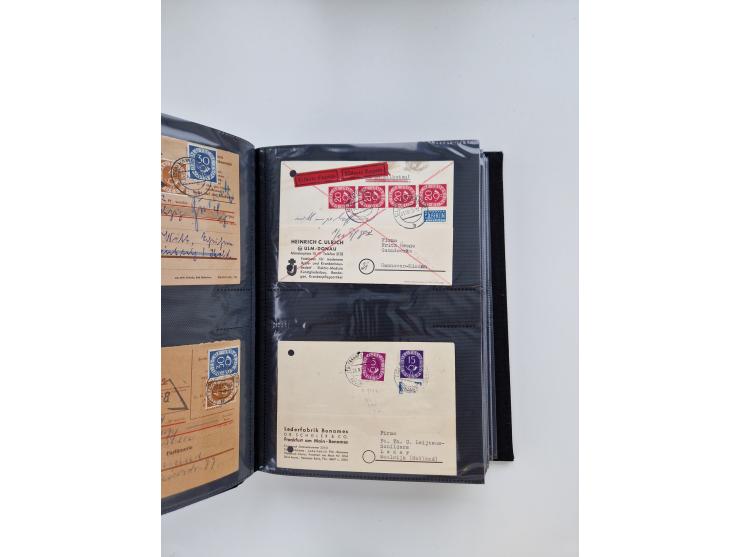 1949/80(ca.), über 1100 Briefe und Karten, dabei bessere frühe Frankaturen