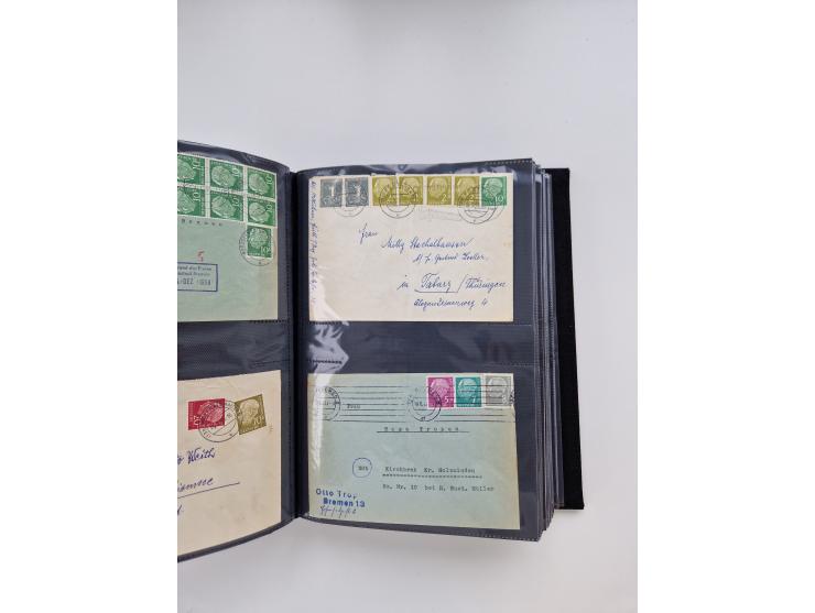 1949/80(ca.), über 1100 Briefe und Karten, dabei bessere frühe Frankaturen