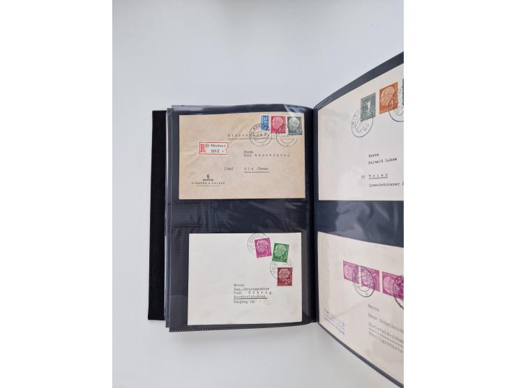 1949/80(ca.), über 1100 Briefe und Karten, dabei bessere frühe Frankaturen