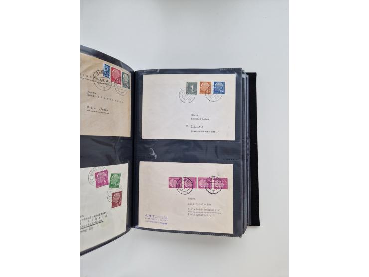 1949/80(ca.), über 1100 Briefe und Karten, dabei bessere frühe Frankaturen