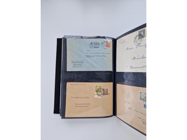 1949/80(ca.), über 1100 Briefe und Karten, dabei bessere frühe Frankaturen