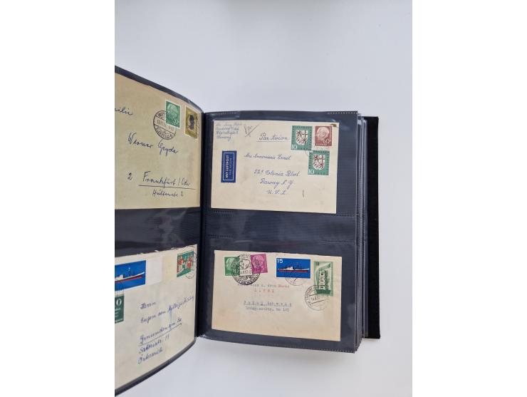 1949/80(ca.), über 1100 Briefe und Karten, dabei bessere frühe Frankaturen