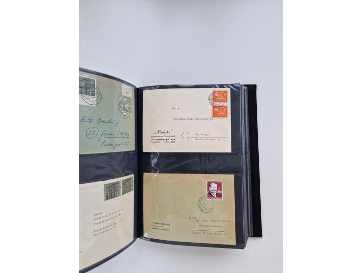 1949/80(ca.), über 1100 Briefe und Karten, dabei bessere frühe Frankaturen