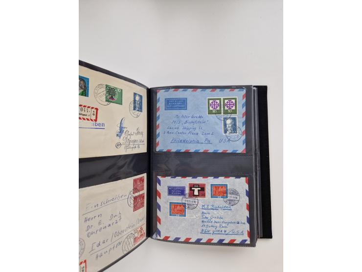1949/80(ca.), über 1100 Briefe und Karten, dabei bessere frühe Frankaturen