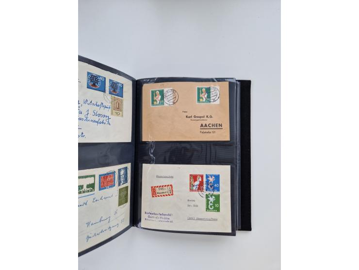 1949/80(ca.), über 1100 Briefe und Karten, dabei bessere frühe Frankaturen