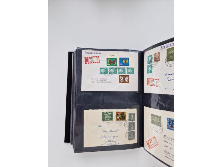 1949/80(ca.), über 1100 Briefe und Karten, dabei bessere frühe Frankaturen